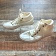 Blowfish Malibu White Canvas High Top Sneakers- Size ~7 7.5 (see notes, no size tag, fit like 7 7.5) For Sale