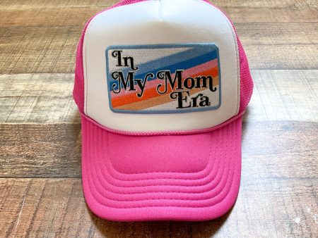 Otto Pink In My Mom Era Back Mesh Adjustable Trucker Hat- One Size Fits Most Online Sale