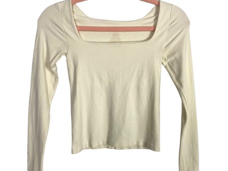 Intimately by Free People Ivory Square Neck Stretch Top- Size XS S (see notes) Discount