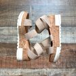 Steve Madden Tan Bandi Cork Wedge Sandals- Size 7 (see notes) Online