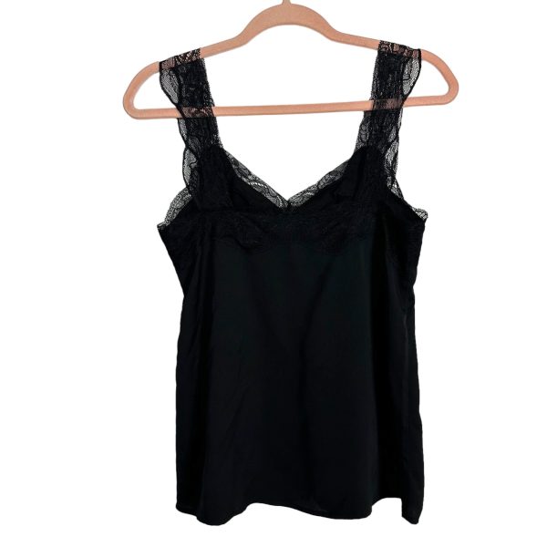 Storia Black Lace Sweetheart Neckline Tank- Size S Cheap