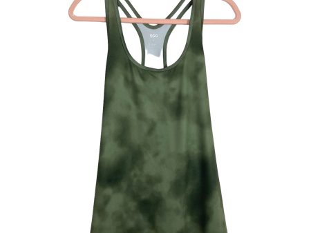 DSG Olive Green Tie Dye Racerback Tank NWT- Size L For Discount