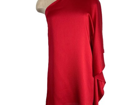 Tyche Red One Shoulder Dress- Size S Online now