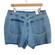 Good American Light Wash with Frayed Waistband and Hem Jean Shorts NWT- Size 12 31 on Sale