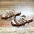 Steve Madden Camel Strappy Studded Sandals- Size 7.5 Cheap