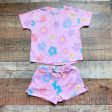 Zara Pink Floral Shorts Set- Size 3-4 Years Online