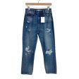 Hidden Medium Wash Distressed Tracey High Rise Straight Jeans NWT- Size 26 (Inseam 27”) Online now