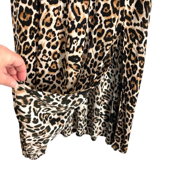 Hayden Animal Print with Double Side Splits Skirt- Size 1XL Online