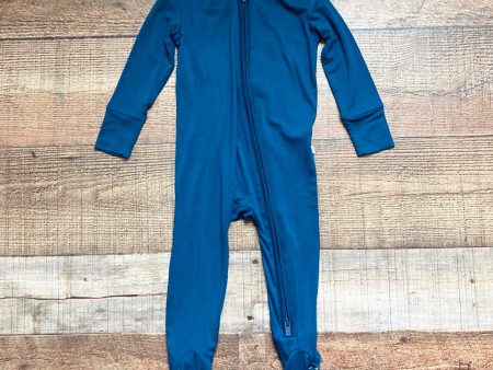 Posh Peanut Navy Zip Up Footie Outfit NWT- Size 9-12M Discount