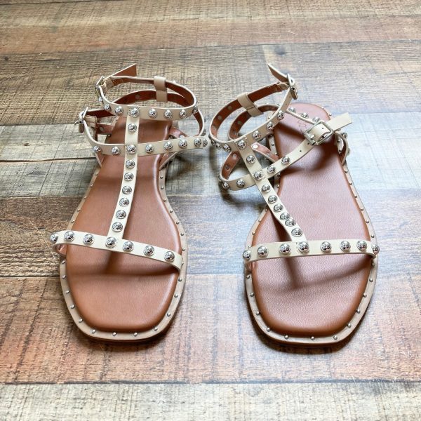 Coutgo Cream Studded Sandals- Size 7.5 (LIKE NEW) Online Sale