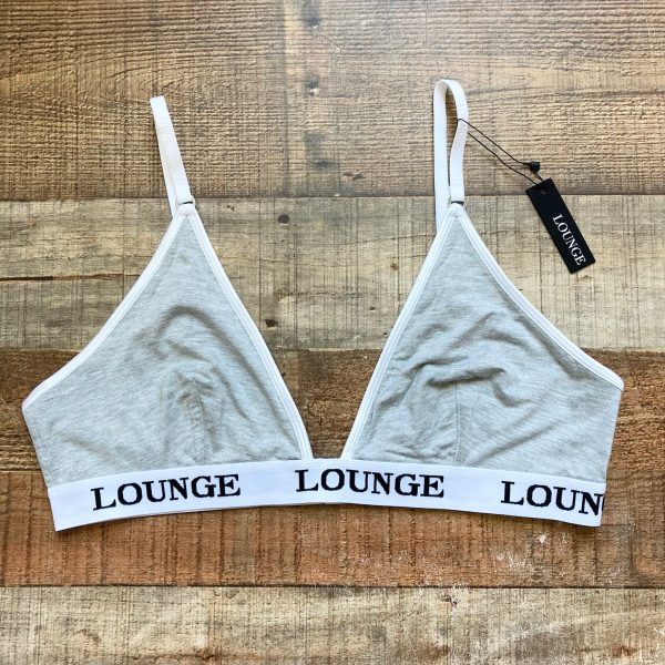 Lounge Grey Triangle Bra NWT- Size XL (we have matching underwear) For Cheap