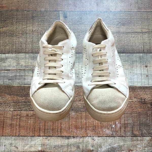 Steven by Steve Madden White Leather Star Sneakers- Size 7 (see notes) For Cheap