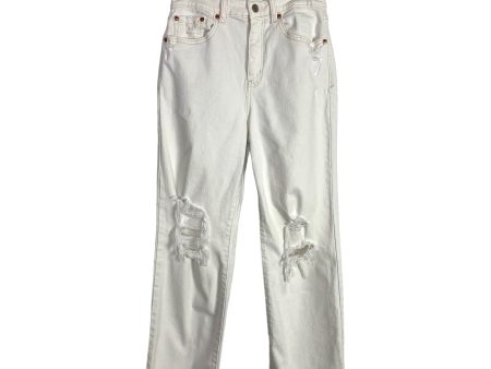 DAZE Off White Distressed Jeans- Size 27 (Inseam 27”) Supply