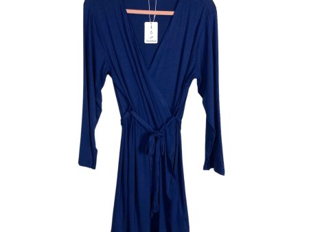 Swomog Navy Lightweight Wrap Robe NWT- Size M Hot on Sale