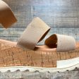 Steve Madden Tan Bandi Cork Wedge Sandals- Size 7 (see notes) Online