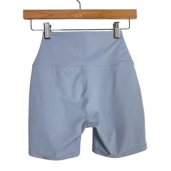 Set Active Light Blue Luxform Biker Shorts- Size S Hot on Sale