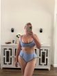 Ookioh Blue and Green Trim Bikini Bottoms NWT- Size XL (sold out online, we have matching top) Hot on Sale