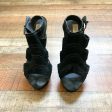 Steve Madden Black Ricki Suede Platform High Heel Sandals- Size 7 (see notes) For Sale