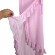 Tularosa Lilac Sheer Ruffle Wrap Style Sarong Cover Up- Size S (sold out online) Online now