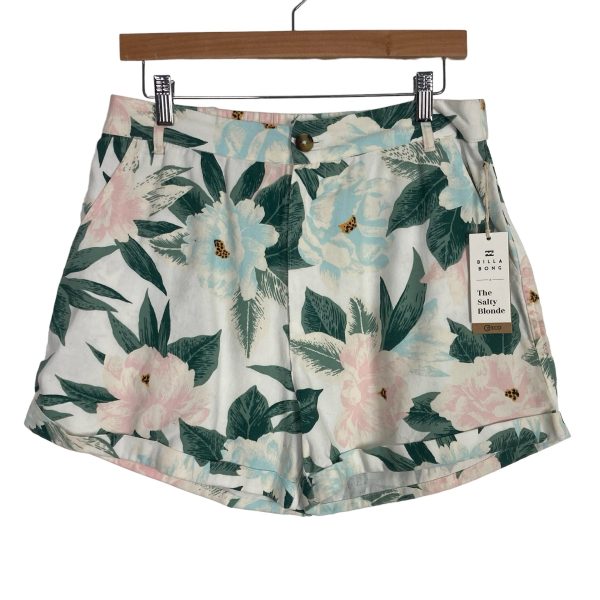 Billabong x The Salty Blonde Tropical Print Cuffed Shorts NWT- Size 31 (sold out online) Fashion