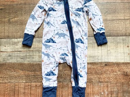 Growing Sweetpeas Dinosaur Zip Up Outfit- Size 0-3M Discount