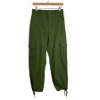 Lepunuo Olive Drawstring Cuff Cargo Pants NWT- Size S (Inseam 29.5”) For Sale