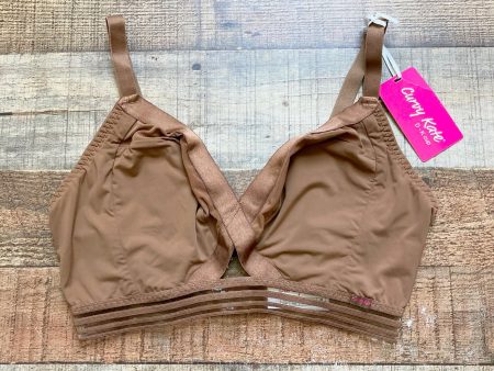 Curvy Kate Caramel Wire Free Bralette NWT- Size 32G H (sold out online) For Sale