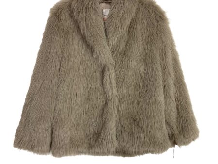 Avec Les Filles Grey Faux Fur Jacket NWT- Size XS For Discount