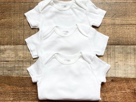 Simple Joys by Carter s White Set of Three Onesies- Size 6-9M (see notes, sold as a set) Online Sale