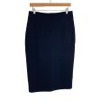 H&M Black Stretch Pull On Pencil Skirt- Size 12 Online now