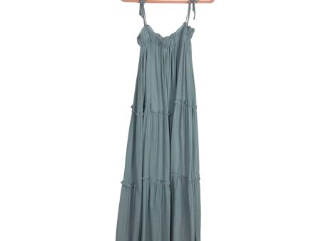 &Merci Slate Tie Straps Gauze Dress NWT- Size M on Sale