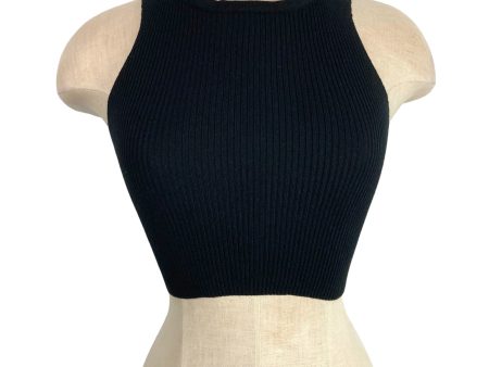 Petal + Pup Black Ribbed Maia Crop Top and Skirt Set NWT- Size XS (sold out online, sold as a set) Sale