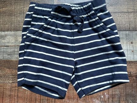 Hudson Baby Navy with White Stripes Shorts- Size 6-9M Online Hot Sale