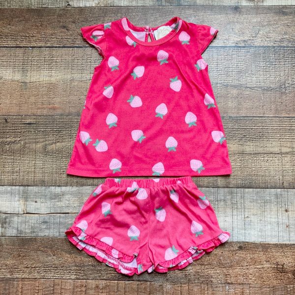 The Beaufort Bonnet Company Strawberries Shorts Pajama Set- Size 3T Discount