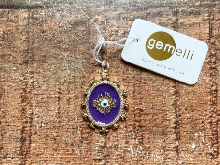 Gemelli Purple Eye Charm (New) For Discount