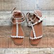 Coutgo Cream Studded Sandals- Size 7.5 (LIKE NEW) Online Sale