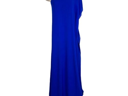 Vici Blue One Shoulder Side Slit Dress- Size S Supply