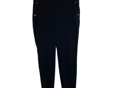 Maurices Black Stretch Pull On Pants- Size L (Inseam 27.5”) Online