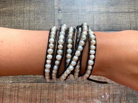 Victoria Emerson Pearl Beaded Wrap Bracelet Fashion