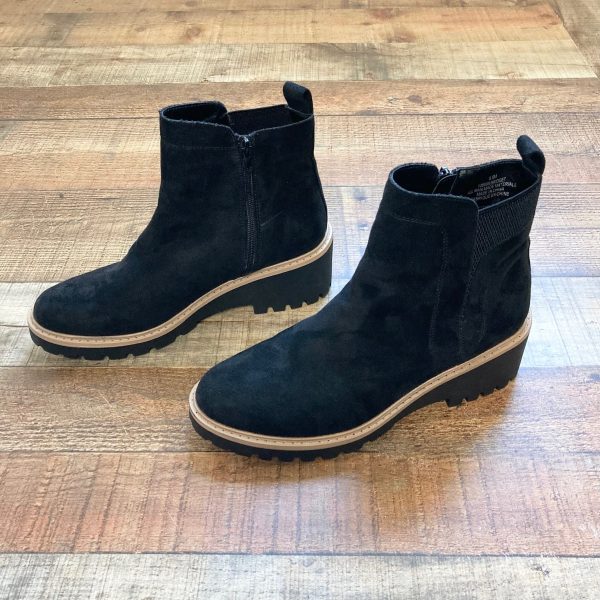 Maurices Black Suede Boots- Size 9.5 (sold out online, Brand New Condition) For Cheap