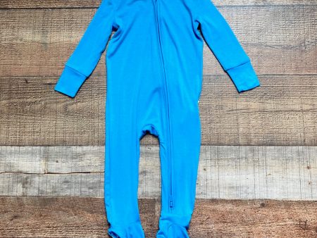 Posh Peanut Blue Zip Up Footie Outfit NWT- Size 9-12M Hot on Sale