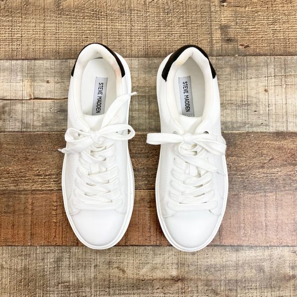 Steve Madden White Sneakers- Size 9.5 (see notes) Online now