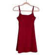 VertVie Red with Built in Padded Bra Tennis Dress and Biker Shorts Set NWT- Size S (sold as a set) on Sale