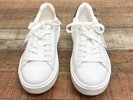 Steve Madden White Sneakers- Size 9.5 (see notes) Online now