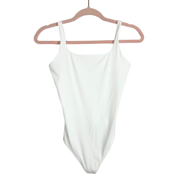 Suuksess White Tank Bodysuit- Size S Sale