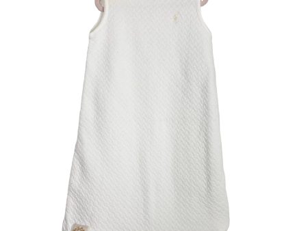 The Beaufort Bonnet Company White Textured Knit Sleeveless Sleep Sack- Size 0-6M Online Sale