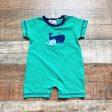 Shower Me With Love Green Whale Romper- Size 6M (see notes) For Discount