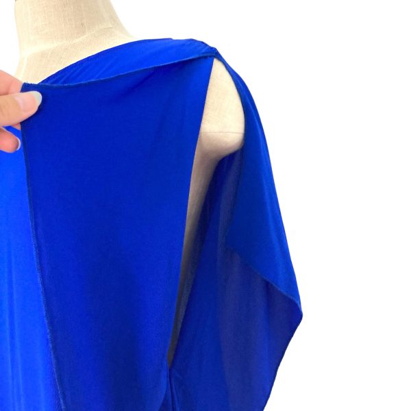 Vici Blue One Shoulder Side Slit Dress- Size S Supply