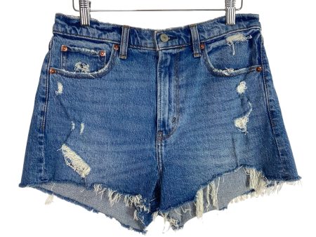 Abercrombie & Fitch The Mom Short High Rise Jean Shorts- Size 28 6 (see notes) For Sale