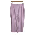 Fashion to Figure Pale Lilac Faux Leather Front Slit Skirt NWT- Size 0 XL Online Hot Sale